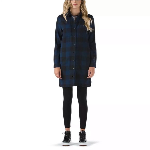 Vans Dresses & Skirts - Vans- Brigade Midi Shirt Dress- Size XS